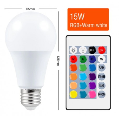 RGB lemputė-15w